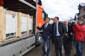 Krupanj_Simovic, Antic, predsednik Opstine Krupanj Rade Grujic (Custom)