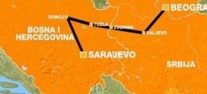 pruga beograd sarajevo