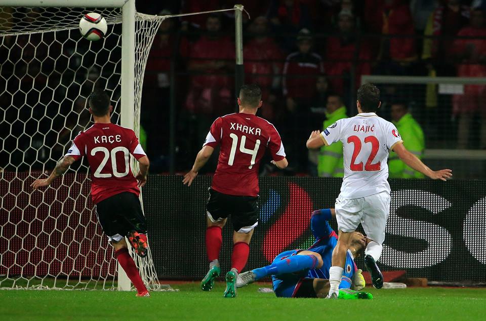 albanija srbija gol ljajic hot sport