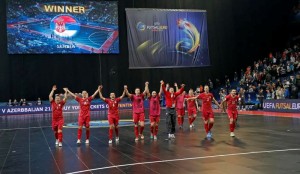Futsal EP proslava pobede