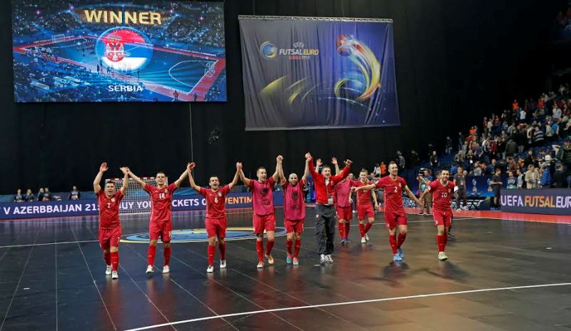 Futsal EP proslava pobede