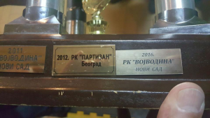 pehar na kome upisano pogresno ime kluba