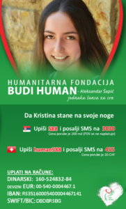 za kristinu budi human